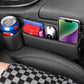 Car Leather Cup Holder Gap Bag Seat Gap Storage Box for Master Seat