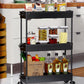 3 Tier Kitchen Bathroom Slim Rolling Trolley Storage Shelf