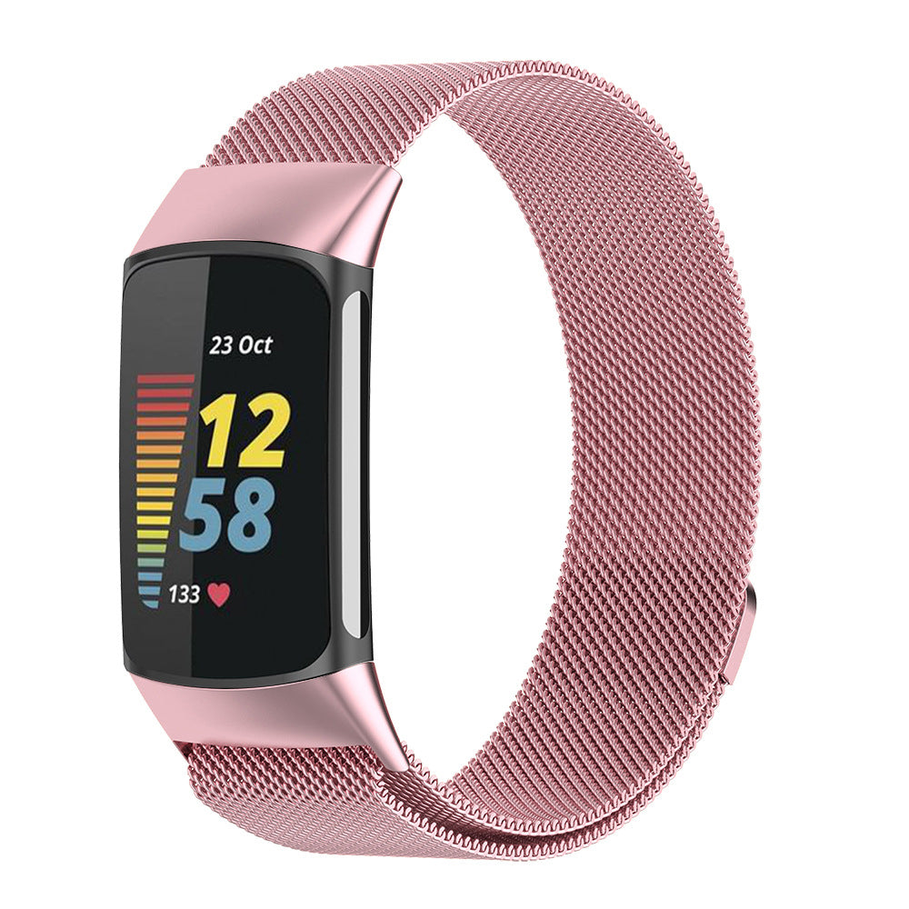 Milanese Band Metal Stainless Steel Strap for Fitbit Charge 5
