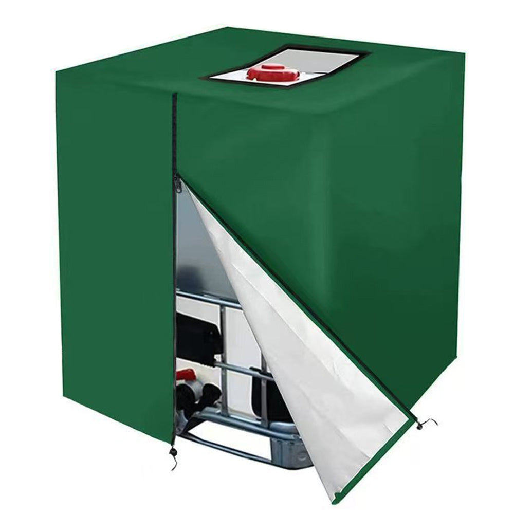420D Oxford Fabric Cover for 1000L IBC Water Tank with Zipper