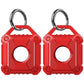 2Pcs TPU Water-Resistant AirTag Protective Cases With Keychain