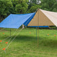 10 Pack 7 Inch Tent Stakes Carbon Steel Rustproof Orange Top for Camping Canopy Securing
