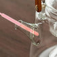 2Pcs Silicone Straw Cleaner Brush Non-slip Handle for Clearing Glass Smoothie Straws