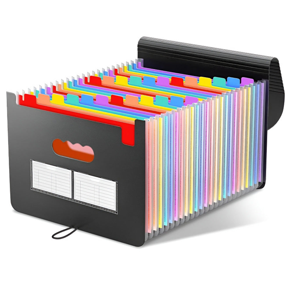 Accordion File Organizer Expanding File Folder Large Capacity Document Storage