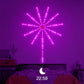 App Control Launch Burst Effect Color Changing USB Smart Firework Led Strip Lights with Remote for Christmas Decor Bedroom