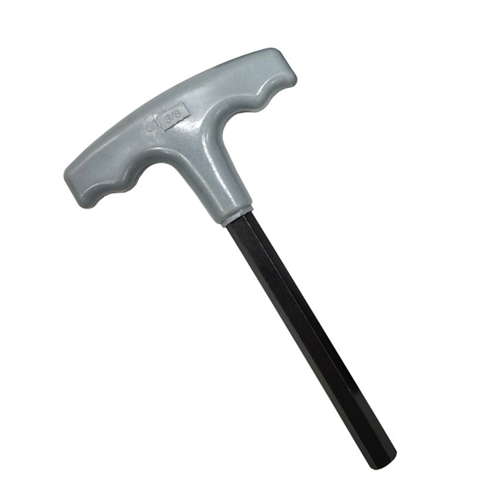 10 Piece CRV T Handle Hex Key Wrench Set with Metal Storage Stand