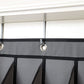 2Pcs 16-Grid Narrow Hanging Shoe Rack