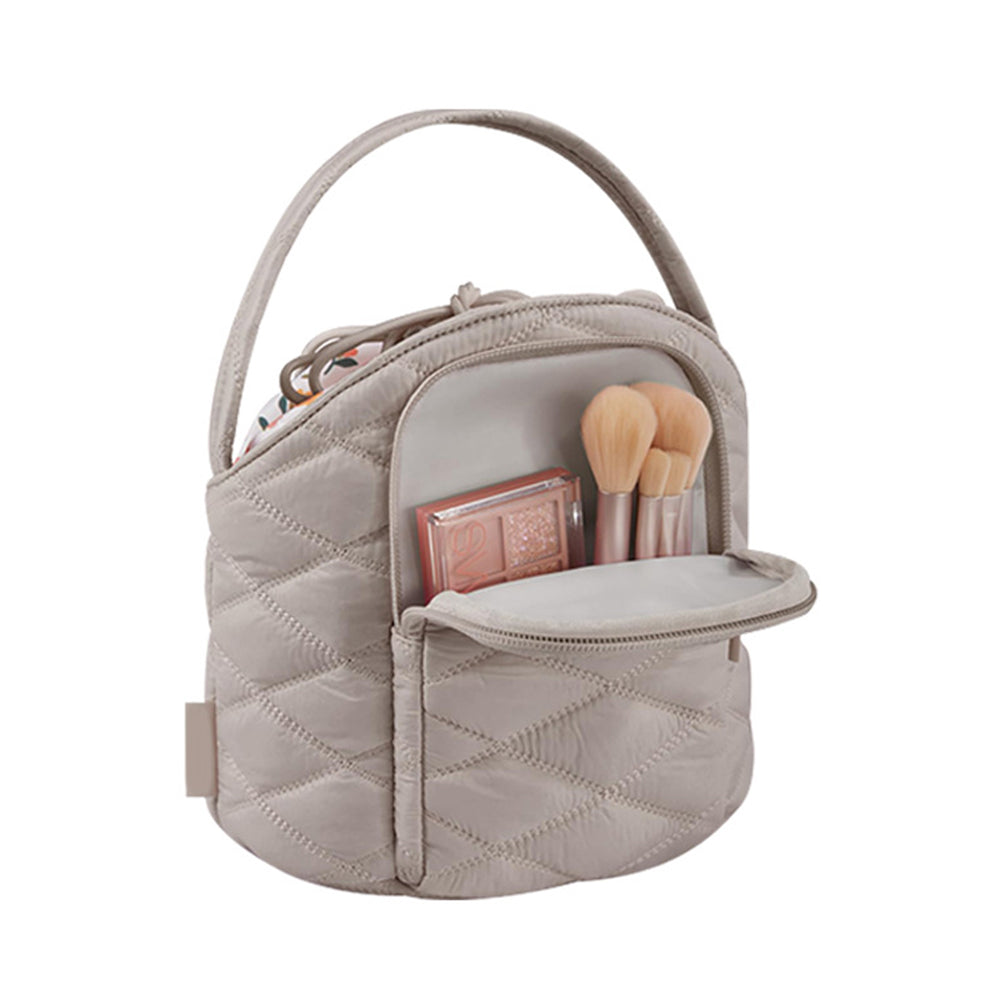 Travel Drawstring Cosmetic Storage Barrel Bag