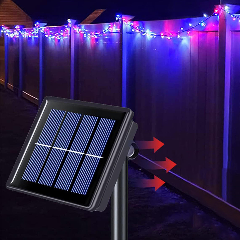 Solar String Lights 200 LED Waterproof with 8 Modes for Patio Yard Tree Garden