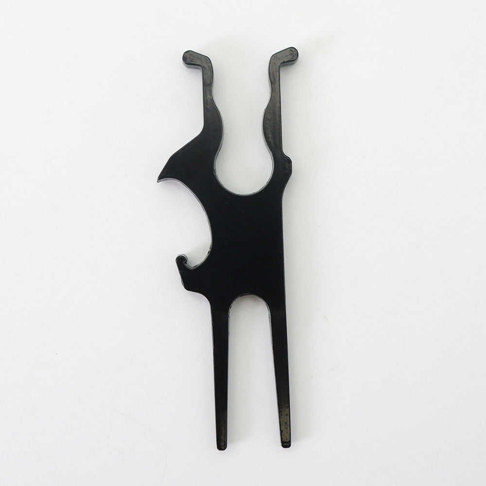 Golf Multi-Tool with Cigar Holder Ball Marker Divot Tool annd Bottle Opener