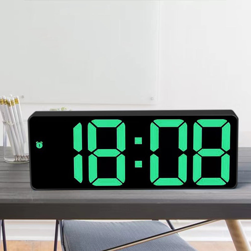 USB LED Digital Desk Alarm Clock with Temperature Date and 3 Alarms