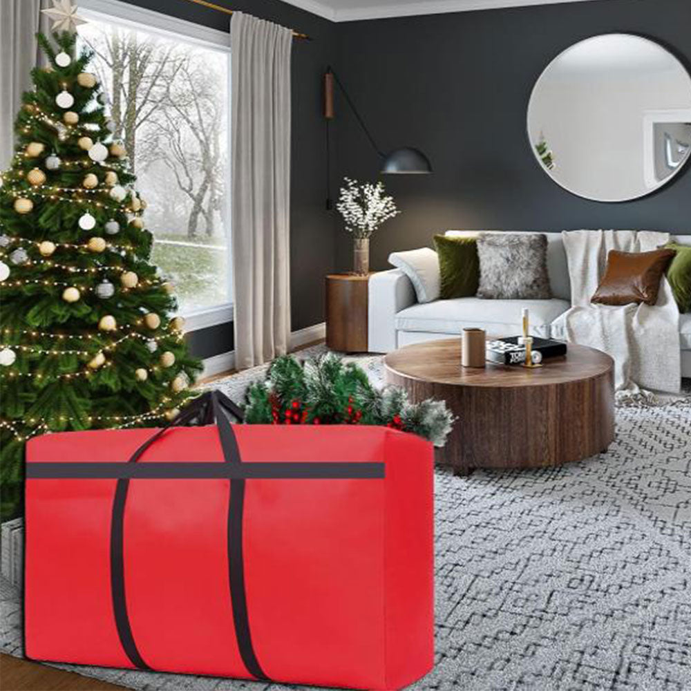 100x28x58CM Water-Resistant Small Christmas Tree Storage Bag Xmas Tree Furniture Bag