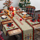 Christmas Nutcracker Soldier Table Runner with 4Pcs Placemats