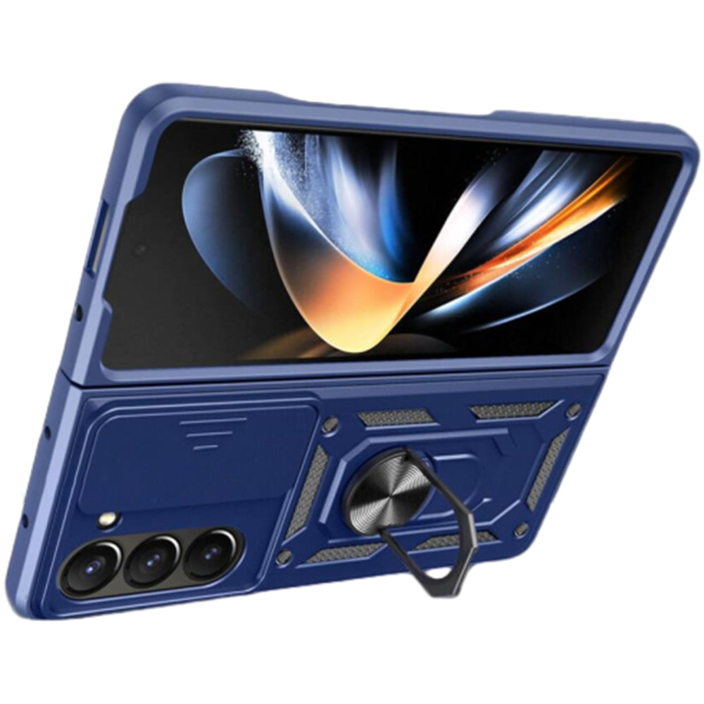 For Samsung Galaxy Z Fold Shockproof  Phone Case with Ring Base