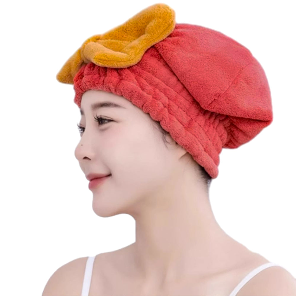 2Pcs Super Absorbent Wet Hair Fast Drying Towel Cap