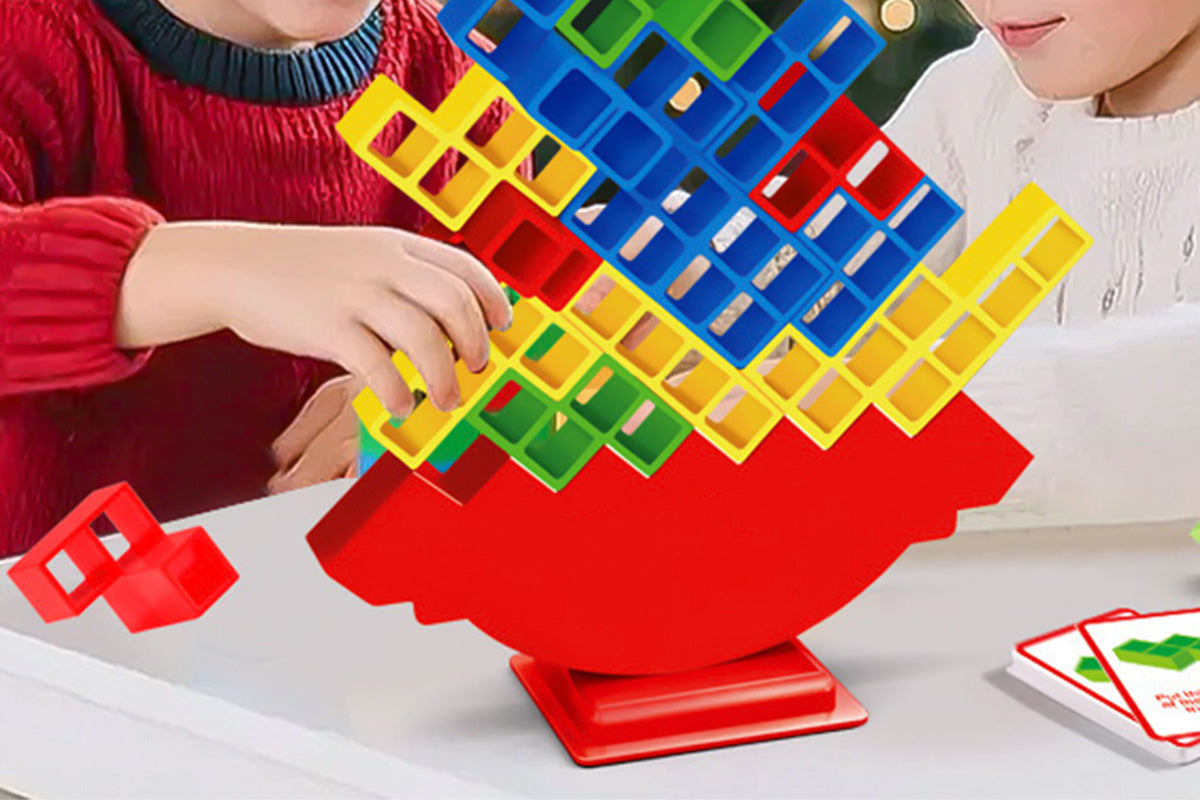 Tetra Tower Game Balance Stacking Blocks Game
