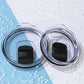 2 PCS Replacement Lids for Tumbler Transparent Cup Lids for Coffee Mug Travel Cup