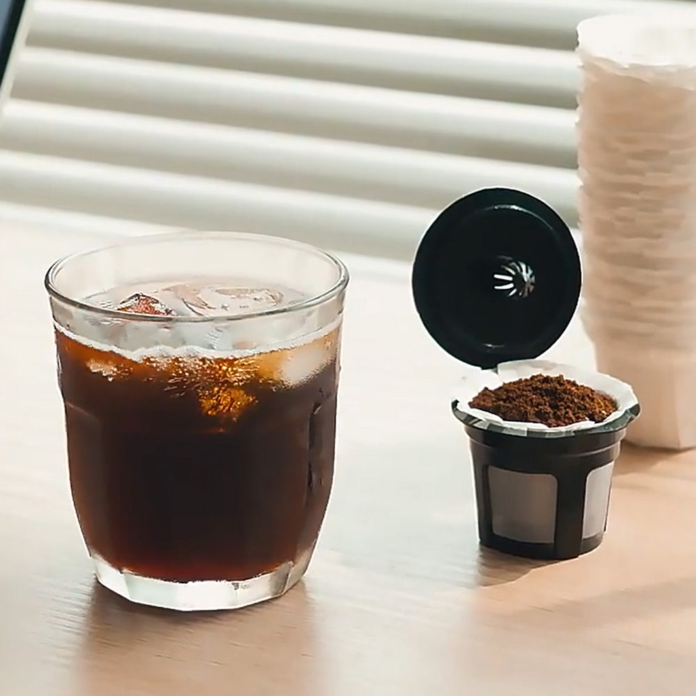 4 Pack Refillable Coffee Pods Compatible with Keurig K Cup Machines