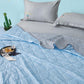 Summer Cooling Blanket Lightweight Soft Cooling Comforter Quilt Throw for Hot Sleepers