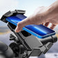Mobile Phone Mount Holder with Crab Clamp for Motorcycle Bicycle