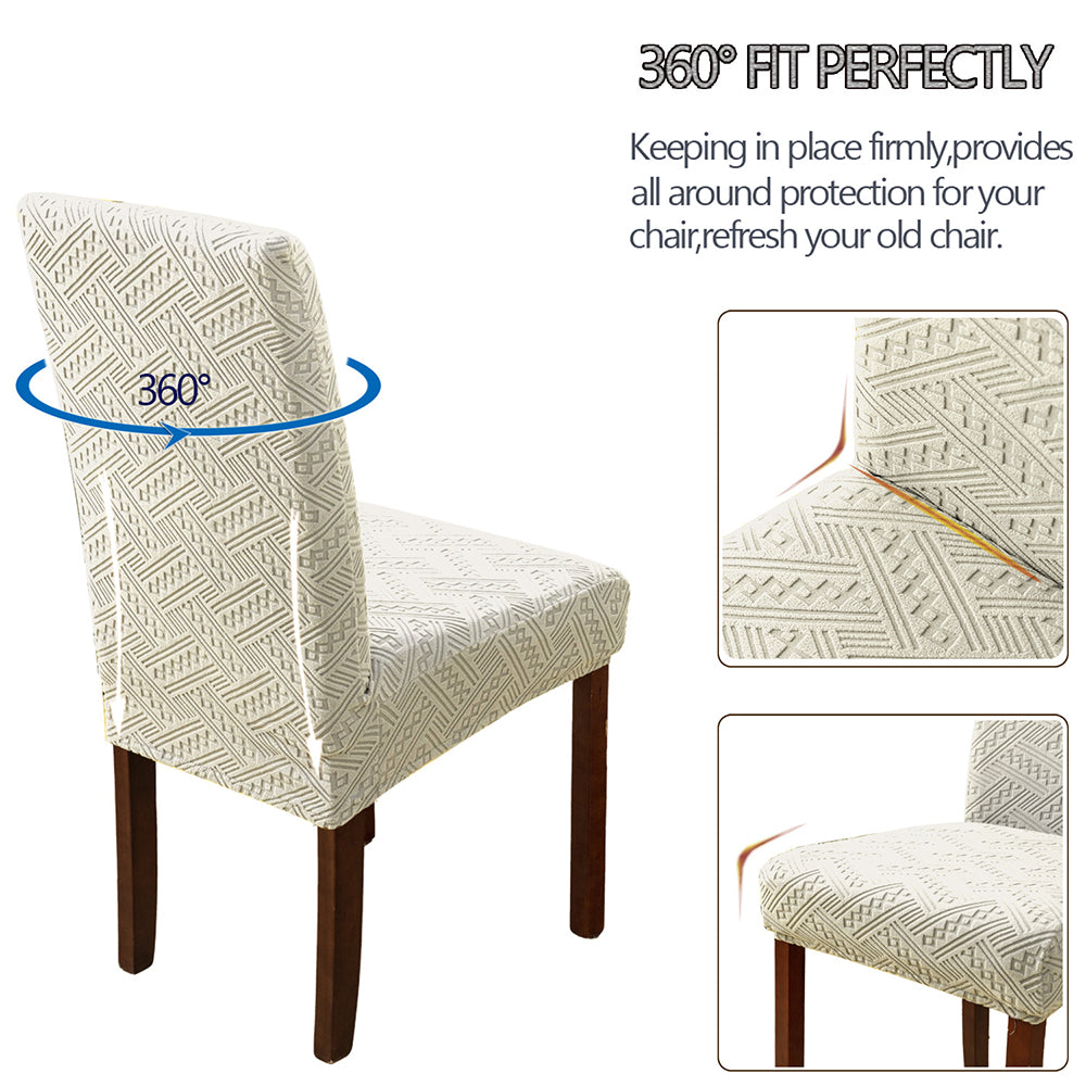 4Pcs Stretch Dining Chair Cover Chair Slipcover Dining Chair Protector