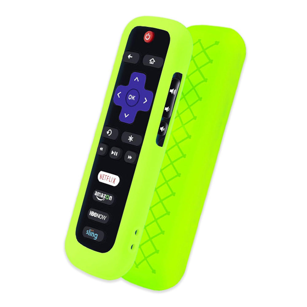 2 Pack Glow in The Dark Silicone Case Cover for Roku TV Remote