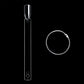 100 PCS Clear Nail Swatch Sticks with Ring Nail Art Swatch Set for Polish Display