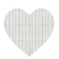 75x74cm Heart Shaped Felt Photo Message Display Board with Adhesive Dots