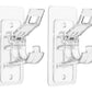 No Drill Self Adhesive Curtain Rod Brackets Transparent Invisible Holders for Curtains Towels