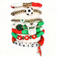 Colorful Soft Clay Football World Cup Bracelets Set for Aldults Soccer Fans