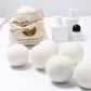 6 Pack Reusable Wool Dryer Balls for Softer Laundry and Reduced Static