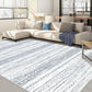 Bohemian Rug Crystal Velvet Machine Washable Non-Slip Scratch-Proof for Living Room Bedroom Dining Room-Blue