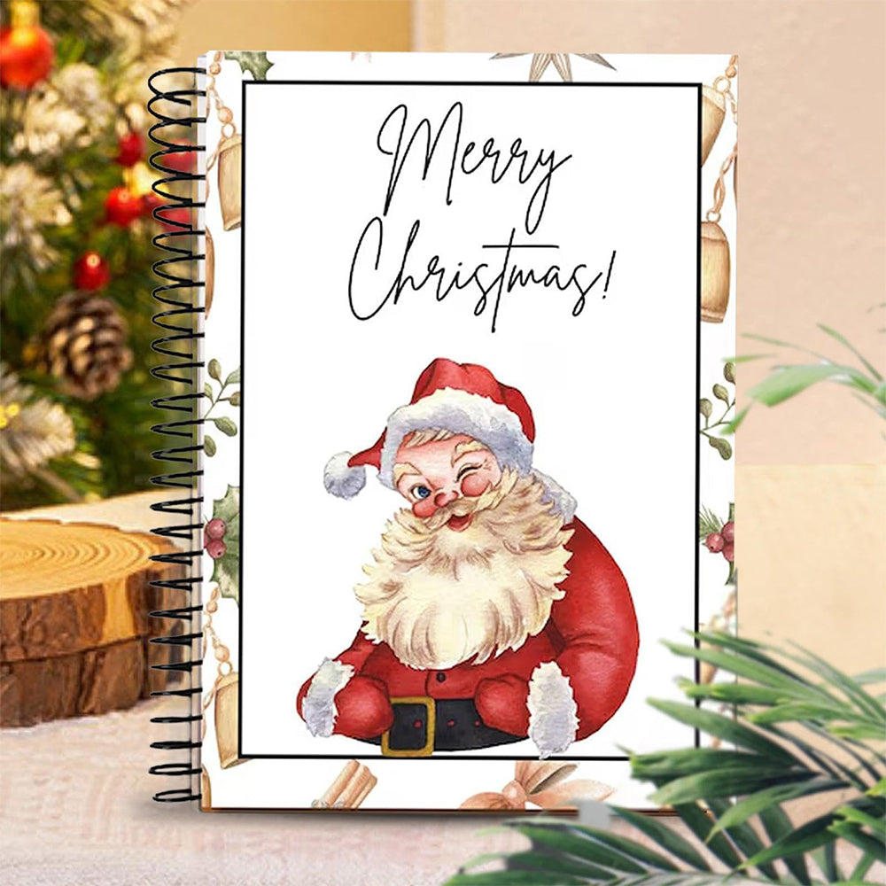 Christmas Gift Card Book 38 Pages Spiral Bound Holder Holiday Keepsake