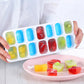 Large Capacity Ice Cube Tray Set with Storage Container and Scoop