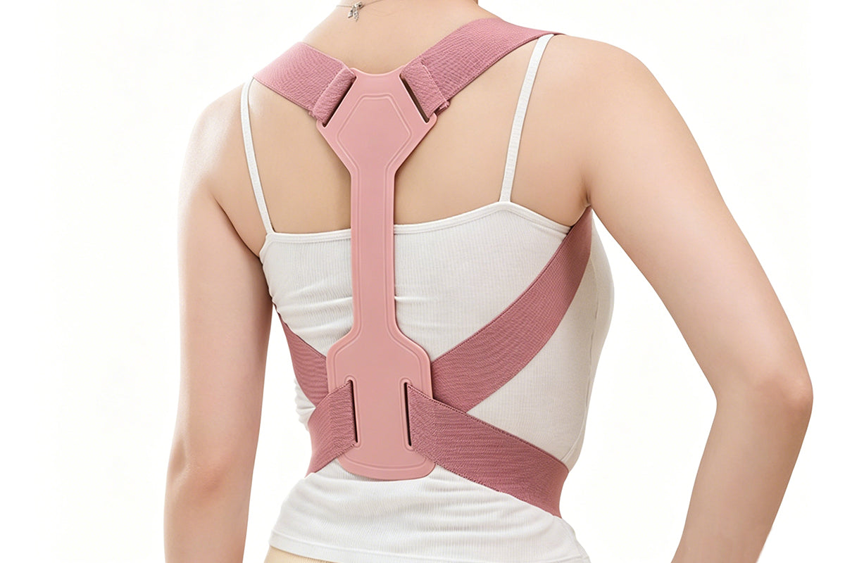 Unisex Adjustable Posture Corrector Back Brace for Adults