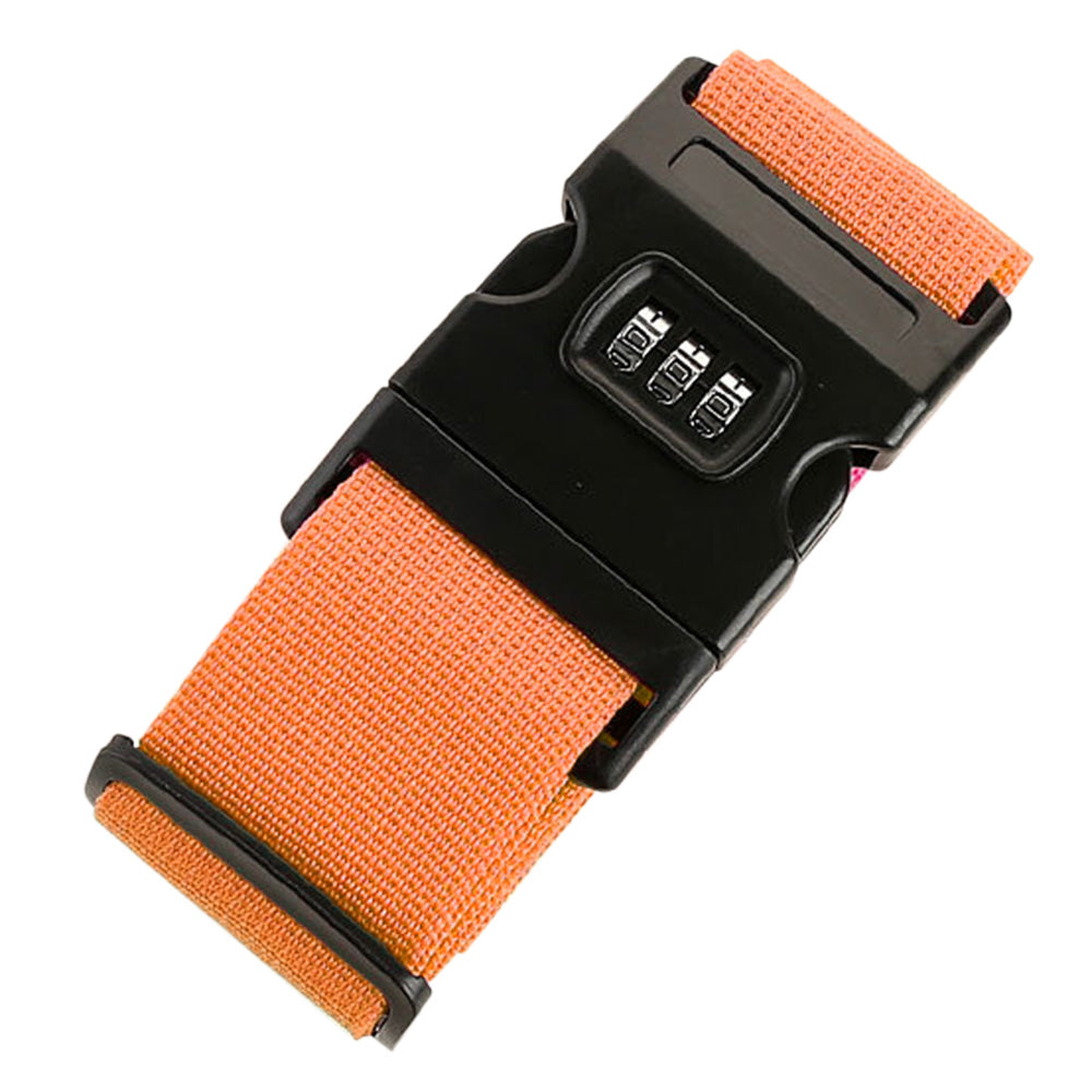 200cm Cross Packing Luggage Strap with Combination Lock for Suitcase