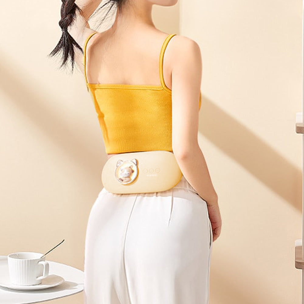 Cute Cartoon Portable Menstrual Heating Waist Wrap Belt