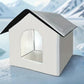 All Season Outdoor Cat House Self-Warming Shelter for Cats & Small Pets
