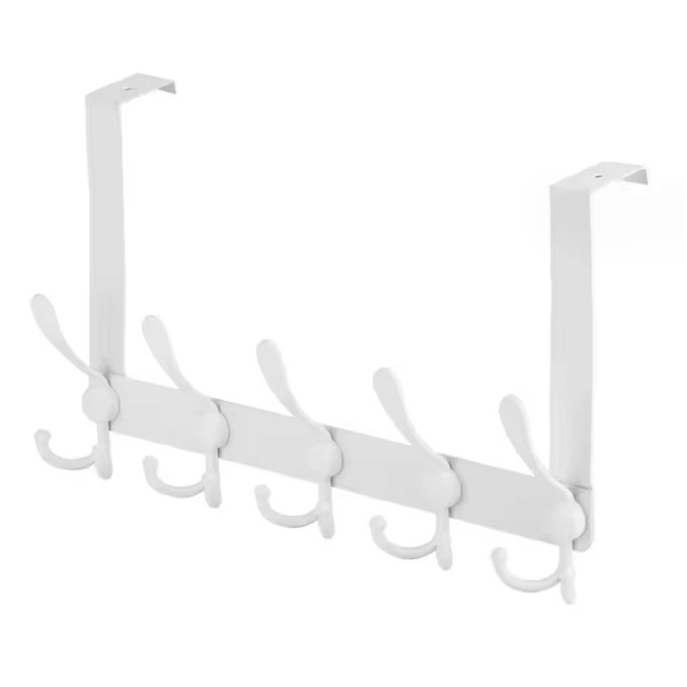 Stainless Steel Over The Door Hooks Durable Door Hangers for Kitchen Bathroom Bedroom