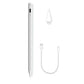 LED Power Display Stylus Pencil for iPad with Palm Rejection and Tilt Sensitivity White