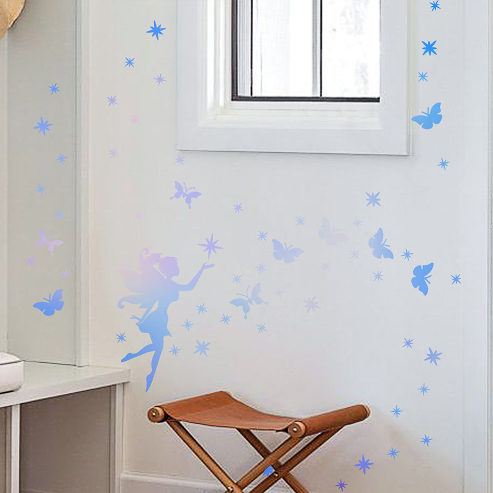 Glow in The Dark Fairy Wall Decals Luminous Fairies Wall Stickers