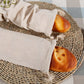 8Pcs Linen Bread Bags Reusable Drawstring Bag
