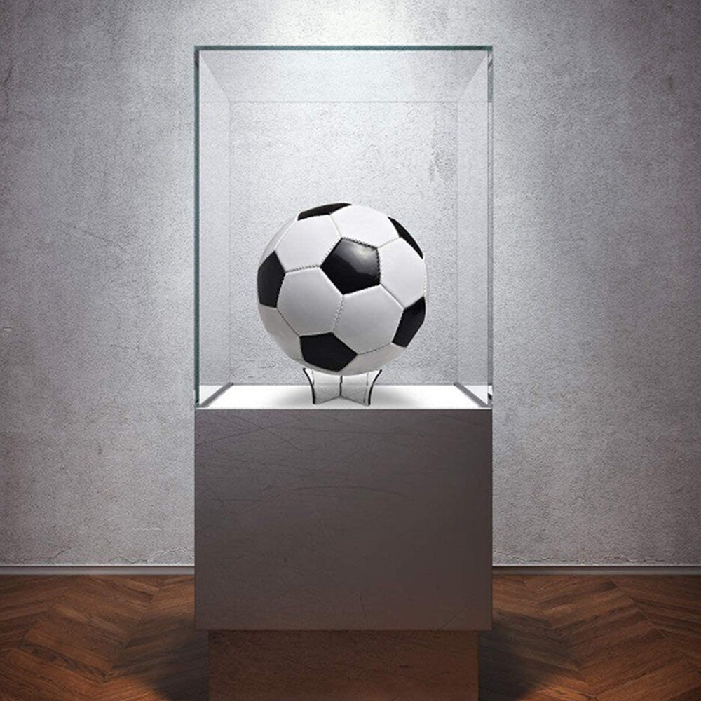 5-Pack Acrylic Ball Display Stands - Clear Sports Ball Holder for Basketball/Football