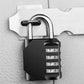 Black Combination Padlock for Gym Locker Luggage