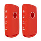 2 PCS Light Silicone Car Key Cover Cases Compatible with Mazda CX-3 CX-4 CX-5 CX-30