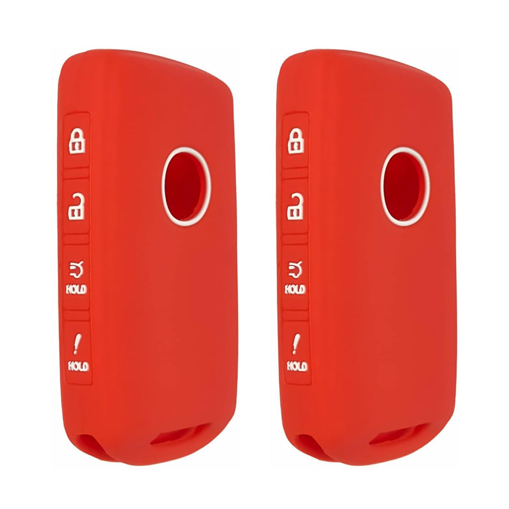 2 PCS Light Silicone Car Key Cover Cases Compatible with Mazda CX-3 CX-4 CX-5 CX-30
