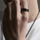Fidget Rings Anxiety Spinner Rings Stainless Steel Chain Rings-Black