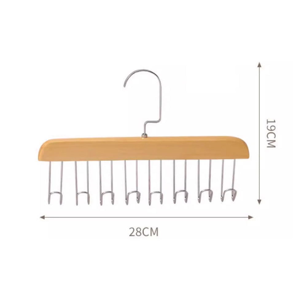 2Pcs Multi Hook Anti Slip Space Saving Clothes Hanger