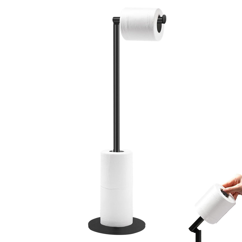 Anti Slip Toilet Paper Holder Stand Stainless Steel Tissue Stand for Bathroom Kitchen