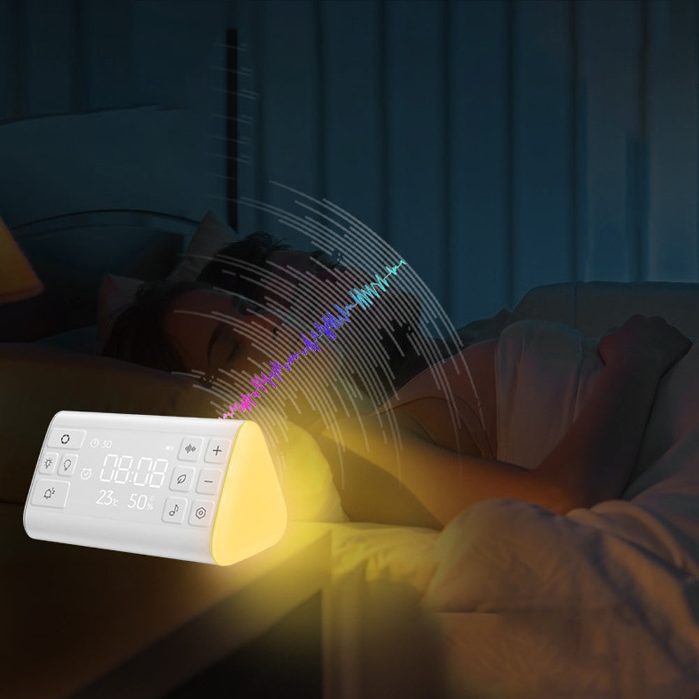 35 Soothing Sounds 7 Color Night Lights Clocks Alarm White Noise Machine